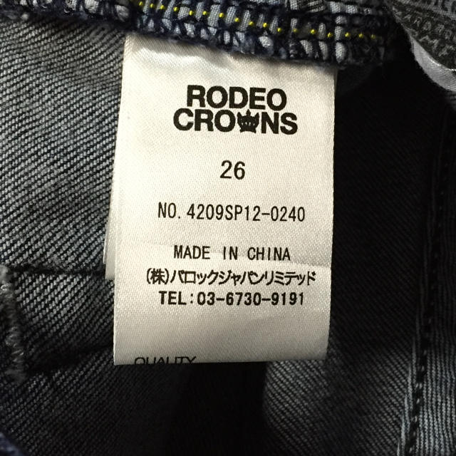 RODEO CROWNS(ロデオクラウンズ)の☆今週限りの出品☆ レディースのパンツ(デニム/ジーンズ)の商品写真