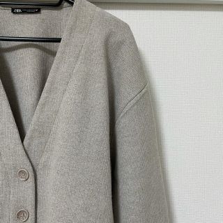 ザラ(ZARA)のZARA ベージュカーディガン(カーディガン)