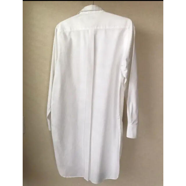 HYKE シャツ　シャツワンピース  白　ロングシャツ 1