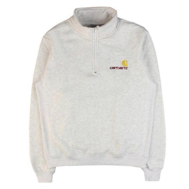 Carhartt ハーフジップ グレー 白 ホワイト | フリマアプリ ラクマ