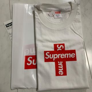 シュプリーム(Supreme)のSupreme Cross Box Logo tee 【M】(Tシャツ/カットソー(半袖/袖なし))