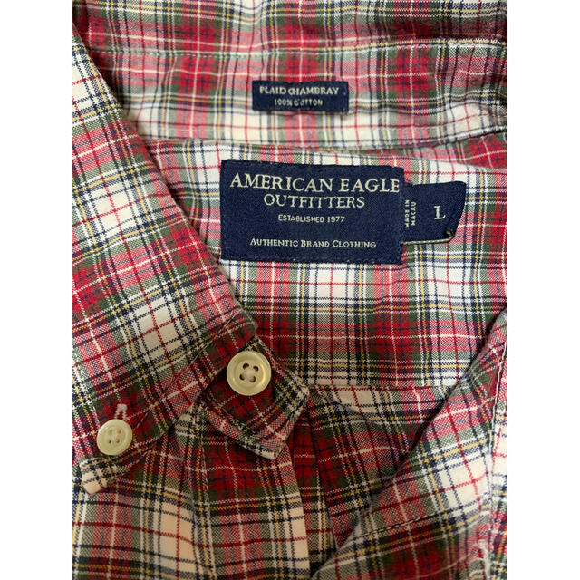 American Eagle(アメリカンイーグル)のAMERICANEAGLE 長袖 チェック シャツ メンズのトップス(シャツ)の商品写真