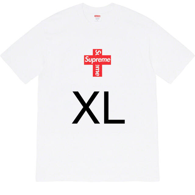 supreme  crossbox tee 白　L