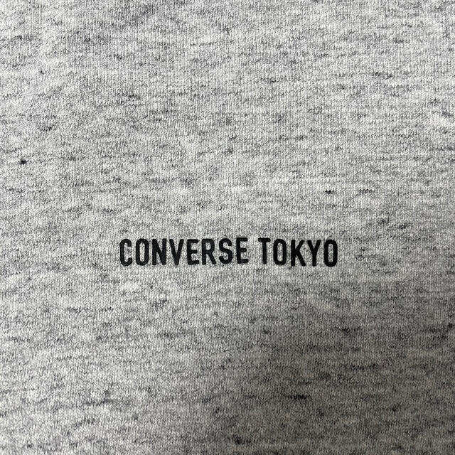 CONVERSE TOKYO ロゴスウェット　トレーナー　グレー 1