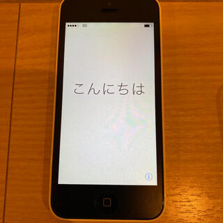 アップル(Apple)のiPhone 5c 白(スマートフォン本体)