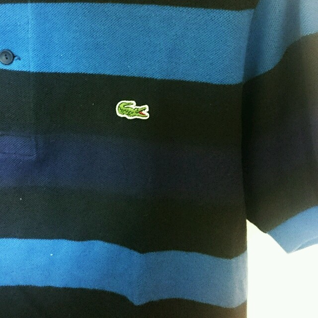 LACOSTE(ラコステ)のLACOSTE ボーダーポロシャツ メンズのトップス(ポロシャツ)の商品写真