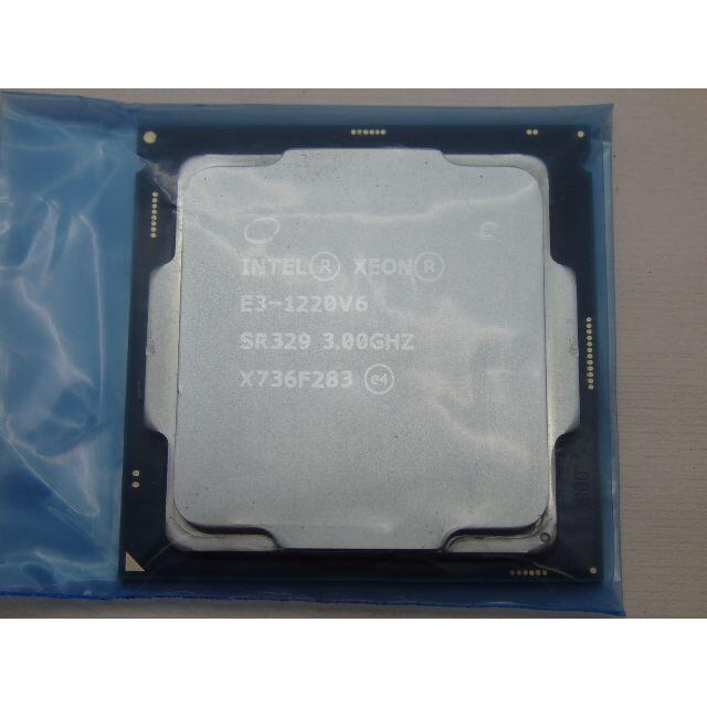 Xeon E3-1220v6  2枚 と Xeon E-2224 1枚 スマホ/家電/カメラのPC/タブレット(PCパーツ)の商品写真