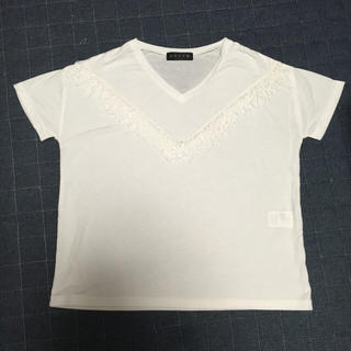 アンビー(ENVYM)のフリンジtシャツ(Tシャツ(半袖/袖なし))