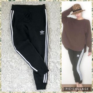 アパルトモンドゥーズィエムクラス(L'Appartement DEUXIEME CLASSE)のadidas アディダス ボイルウールニットレギンス ブラックS(カジュアルパンツ)