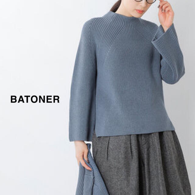 BATONER（バトナー）| シグネチャー ボトルネックニット