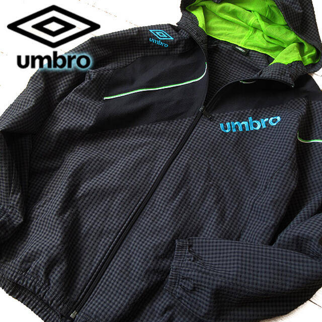 UMBRO(アンブロ)の超美品 L アンブロ UMBRO メンズ パーカージャケット チャコールグレー メンズのトップス(パーカー)の商品写真