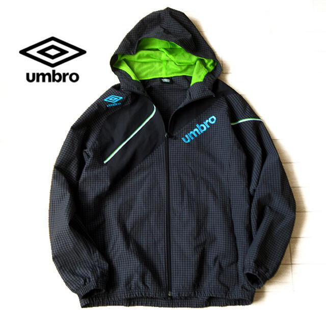 UMBRO(アンブロ)の超美品 L アンブロ UMBRO メンズ パーカージャケット チャコールグレー メンズのトップス(パーカー)の商品写真