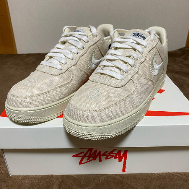 NIKE Stussy ナイキ ステューシー エアフォース1 FOSSIL