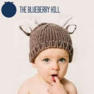 THE BLUEBERRY HILL トナカイ　ニット帽(帽子)