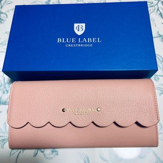 バーバリーブルーレーベル(BURBERRY BLUE LABEL)の新品　未使用　ブルーレーベル　クレストブリッジ   財布　ピンク(財布)