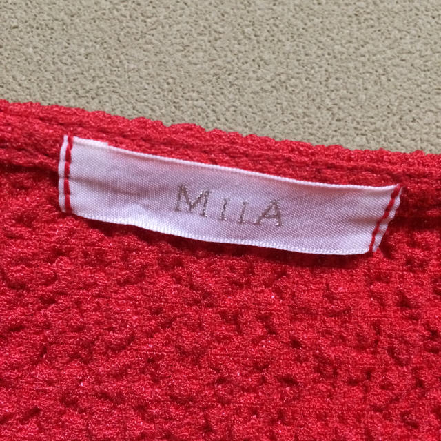 MIIA(ミーア)のMIIA 肩リボントップス レディースのトップス(Tシャツ(半袖/袖なし))の商品写真