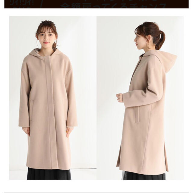 HONEYS Honeys ロングフードコートの通販 by えみ Honeys フード付き ロングコート