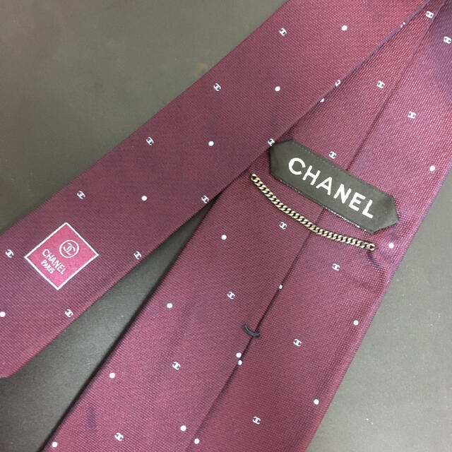 CHANEL(シャネル)の【CHANEL】ネクタイ　パープル メンズのファッション小物(ネクタイ)の商品写真