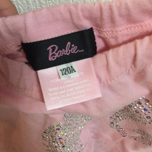 Barbie(バービー)のバービー120 オフショルTシャツ キッズ/ベビー/マタニティのキッズ服女の子用(90cm~)(Tシャツ/カットソー)の商品写真