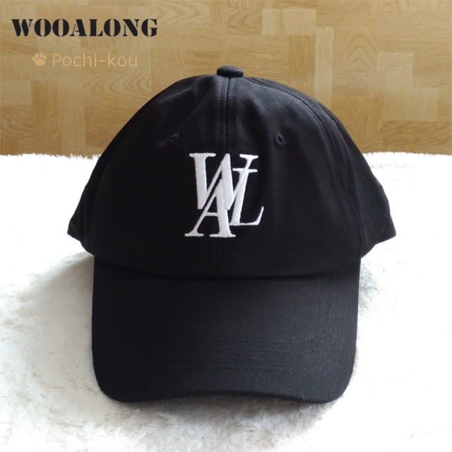 Wooalong キャップ 帽子 黒 男女兼用