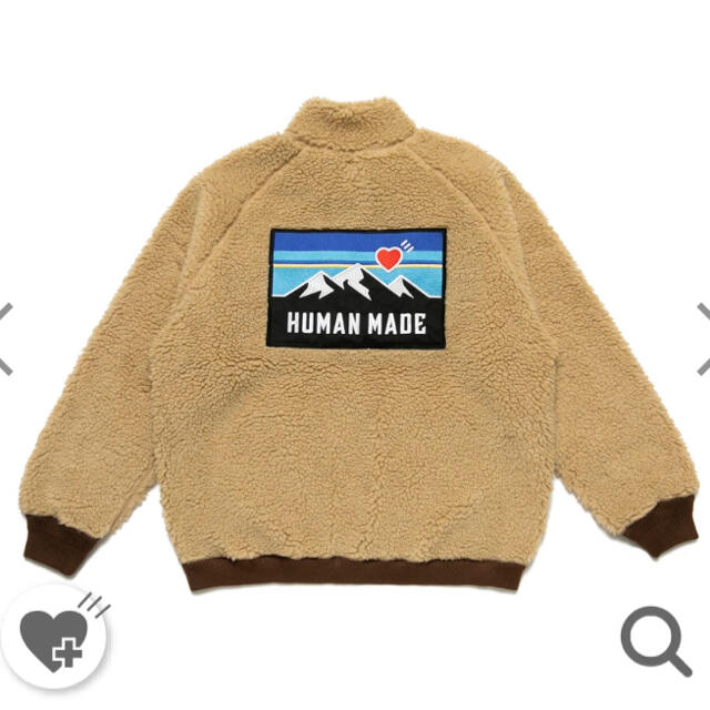 human made FLEECE JACKET DUCK beige XL - ブルゾン