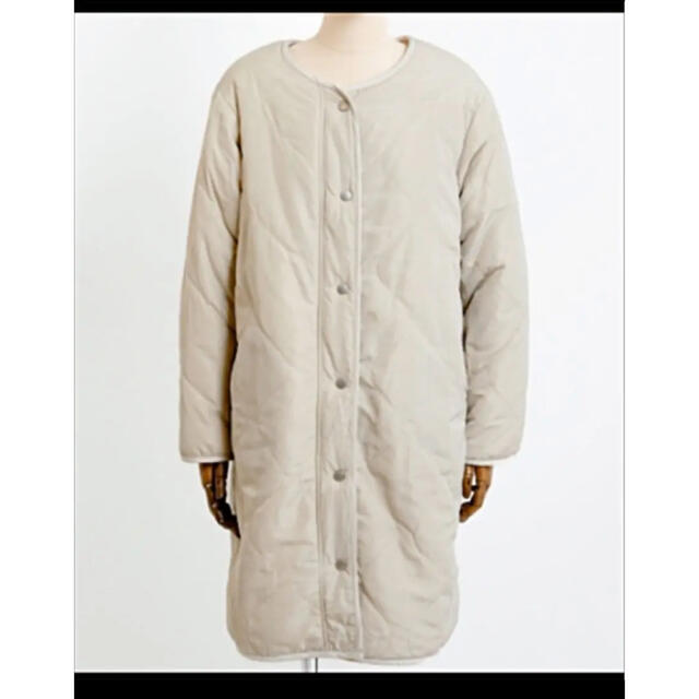 le.coeur blanc(ルクールブラン)のルクールブラン　ボアリバーシブル　キルティングコート レディースのジャケット/アウター(ロングコート)の商品写真