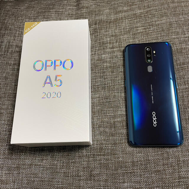 スマートフォン/携帯電話OPPO A5 2020 グリーン