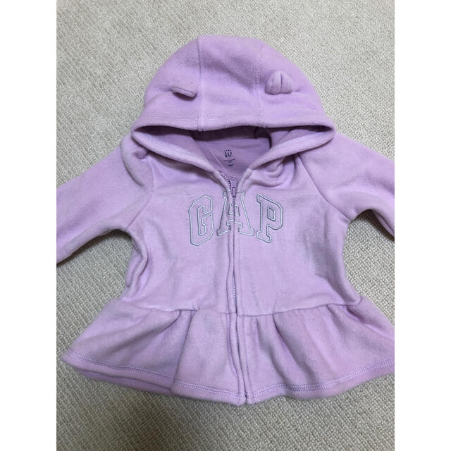 babyGAP(ベビーギャップ)のベビーギャップ babygap パーカー キッズ/ベビー/マタニティのキッズ服女の子用(90cm~)(ジャケット/上着)の商品写真