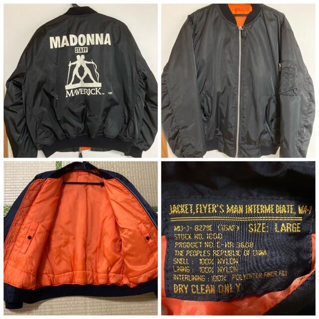 超レア☆非売品】MADONNA MAVERICK MA-1スタッフジャンパー