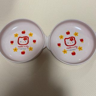 ハローキティ(ハローキティ)のキティちゃんのお皿　2個(食器)