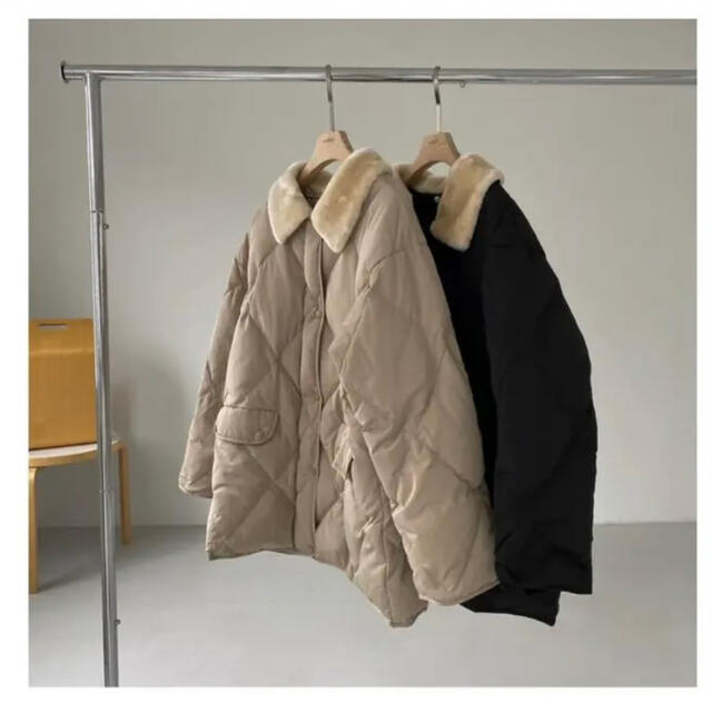 TODAYFUL(トゥデイフル)の【willfully】fur neck quilting puffy down レディースのジャケット/アウター(ダウンジャケット)の商品写真