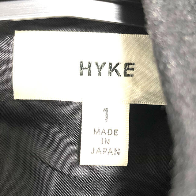 HYKE(ハイク)のHYKE ウール　ラップ　ワンピース  レディースのワンピース(ひざ丈ワンピース)の商品写真