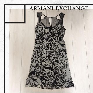 アルマーニエクスチェンジ(ARMANI EXCHANGE)の〓1点限り・販売終了デザイン〓　A|X シアーワンピース(ひざ丈ワンピース)