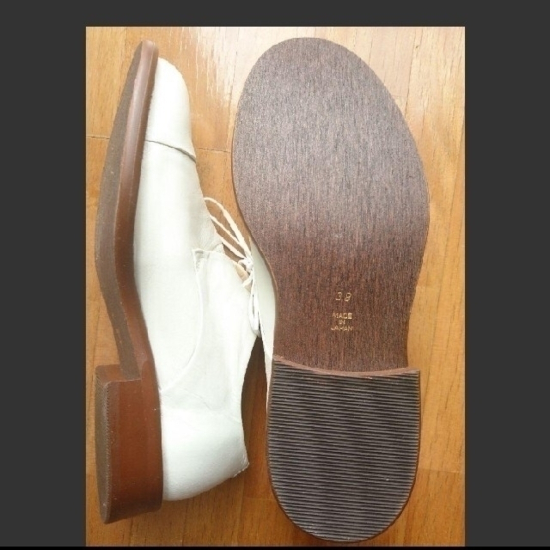 レザーシューズ  革 レザー 紐靴 【siiwa】シーワ ホワイトシューズ　白 1