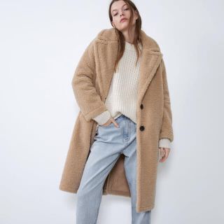 ザラ(ZARA)のZARA♡ボアコート(ロングコート)