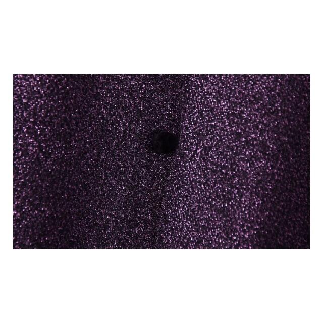 ZARA(ザラ)の❄️冬新作☃️3131◆purple ラメ ニット カーディガン レディースのトップス(カーディガン)の商品写真