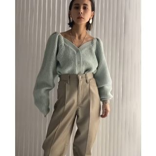 アメリヴィンテージ(Ameri VINTAGE)のAmeri VINTAGE【新品・未使用】 2WAY PUFF CARDIGAN(ニット/セーター)