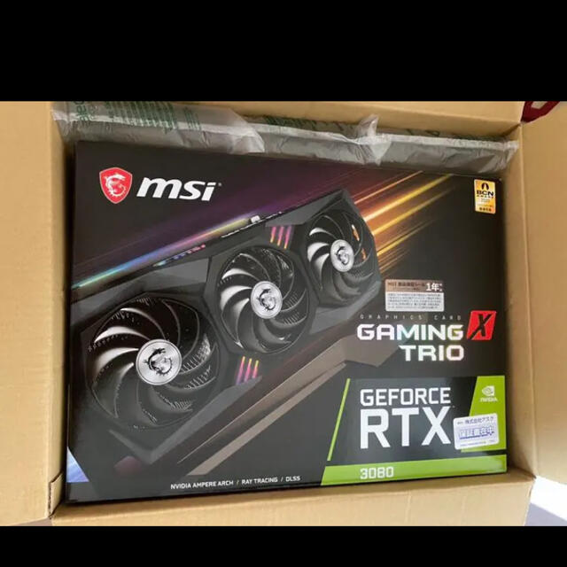 msi rtx 3080 gaming x trio 新品未開封