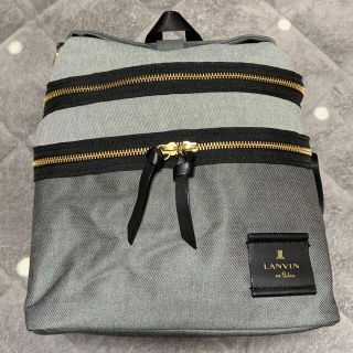 ランバンオンブルー(LANVIN en Bleu)の【美品】ランバンオンブルー リュック リボン(リュック/バックパック)