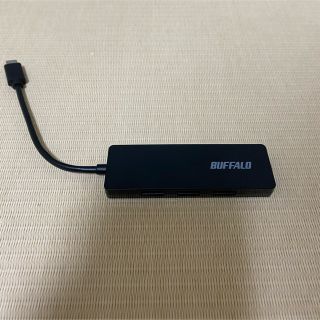 バッファロー(Buffalo)のbuffalo製 USBハブ  type-Cからtype-A変換(その他)