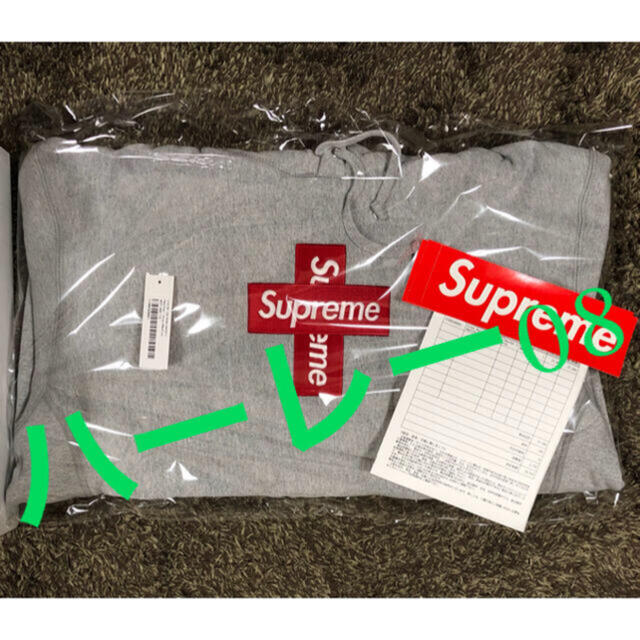 supreme box logo グレーMサイズ