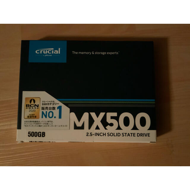 Crucial 500GB MX500 CT500MX500SSD1/JP