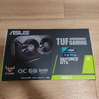 エイスース(ASUS)のASUS TUF-GTX1660TI-O6G-GAMING　GTX1660Ti(PCパーツ)