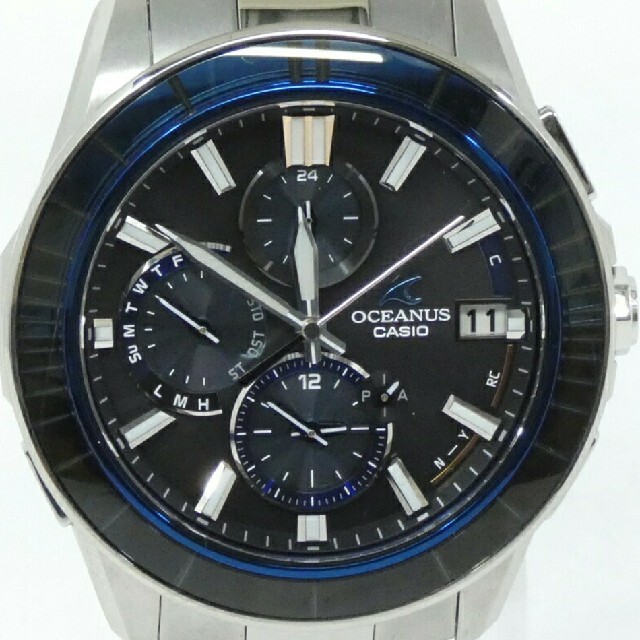 CASIO(カシオ)の【タイムセール】オシアナス　マンタ　OCW-S4000D-1AJF 　江戸切子 メンズの時計(腕時計(アナログ))の商品写真