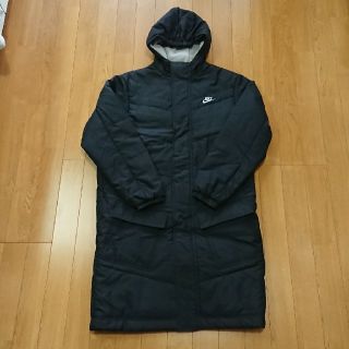 ナイキ(NIKE)の【難あり】NIKE ナイキ ベンチコート 160 ブラック 黒(コート)