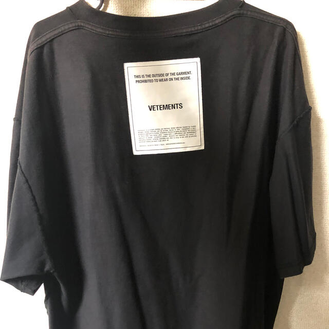 vetements インサイドアウトtシャツ