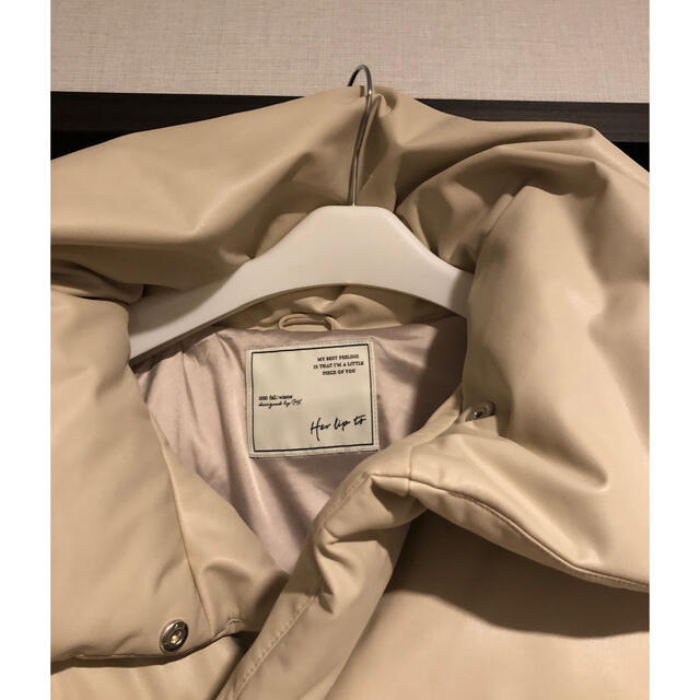Her lip to VeganLeatherShell DownJacket - ダウンジャケット