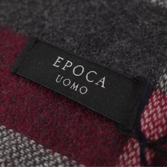 EPOCA(エポカ)のエポカ ウォモ　カシミヤ100%マフラー フリンジ 大判 洗えるカシミヤ メンズのファッション小物(マフラー)の商品写真