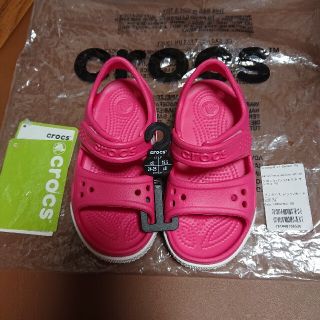 クロックス(crocs)のcrocs サンダル クロックバンド ピンク(サンダル)