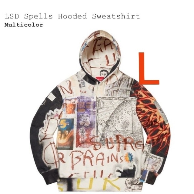 Supreme LSD Spells Hooded Sweat shirt